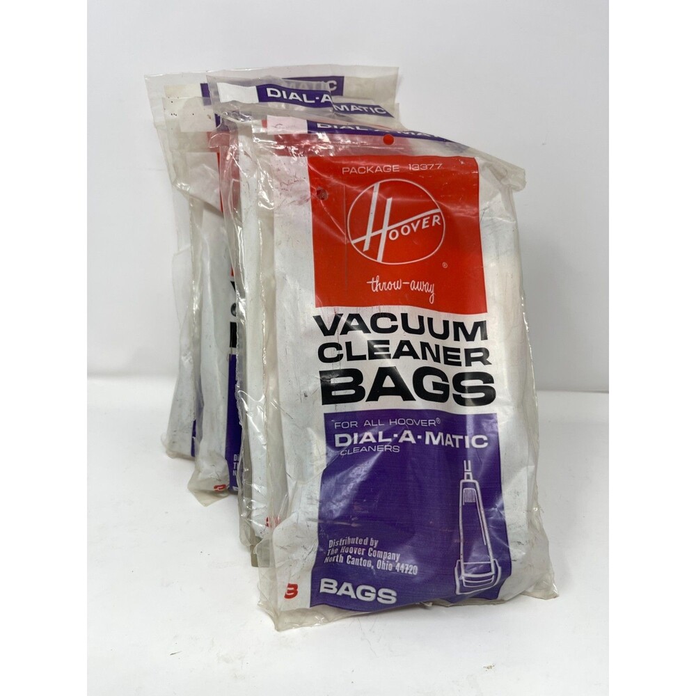 Lot Of 14 VINTAGE 1973 Hoover Type D Vacuum Cleaner Bags 13377 Dial-A-matic NEW